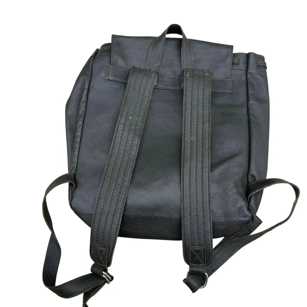 Saddleback Leather Company - Hogsback Collection Drawstring Backpack Dark Brown
